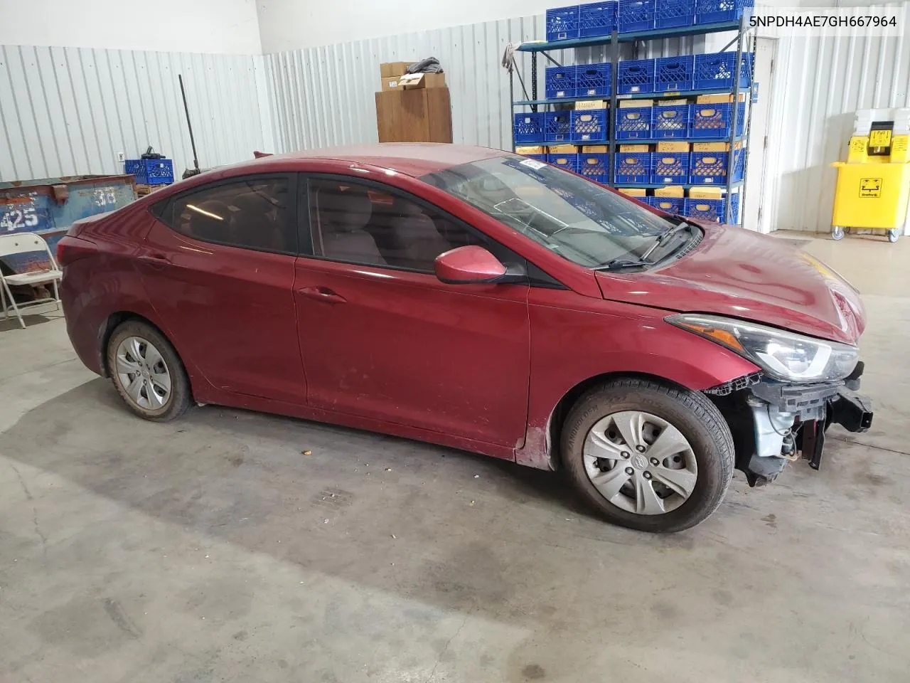 2016 Hyundai Elantra Se VIN: 5NPDH4AE7GH667964 Lot: 68712474