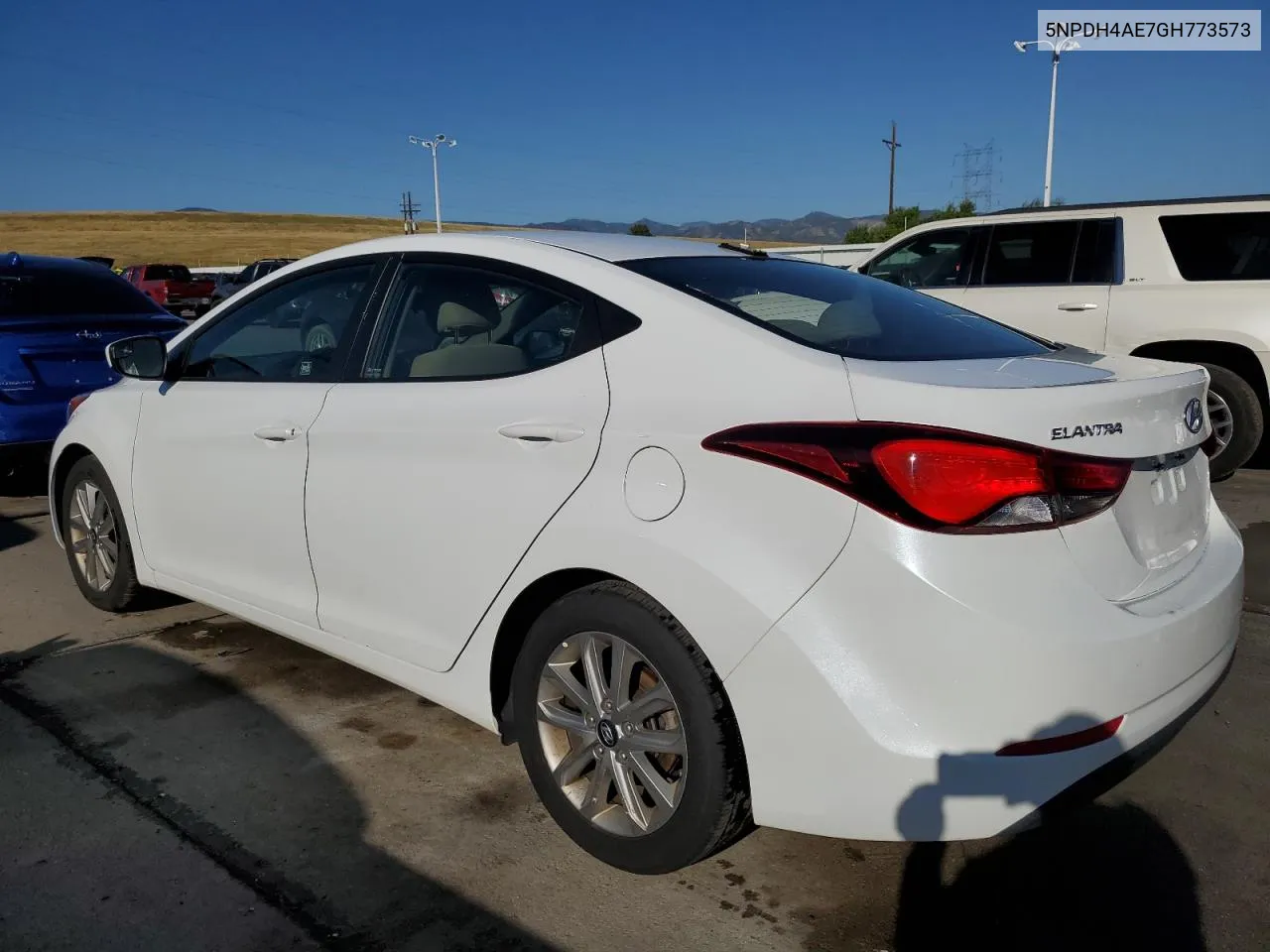 2016 Hyundai Elantra Se VIN: 5NPDH4AE7GH773573 Lot: 68747284