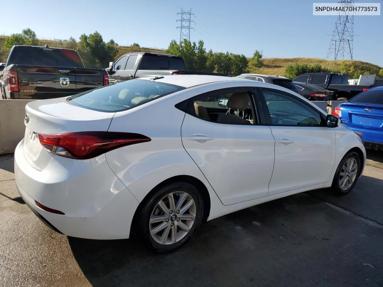 2016 Hyundai Elantra Se VIN: 5NPDH4AE7GH773573 Lot: 68747284