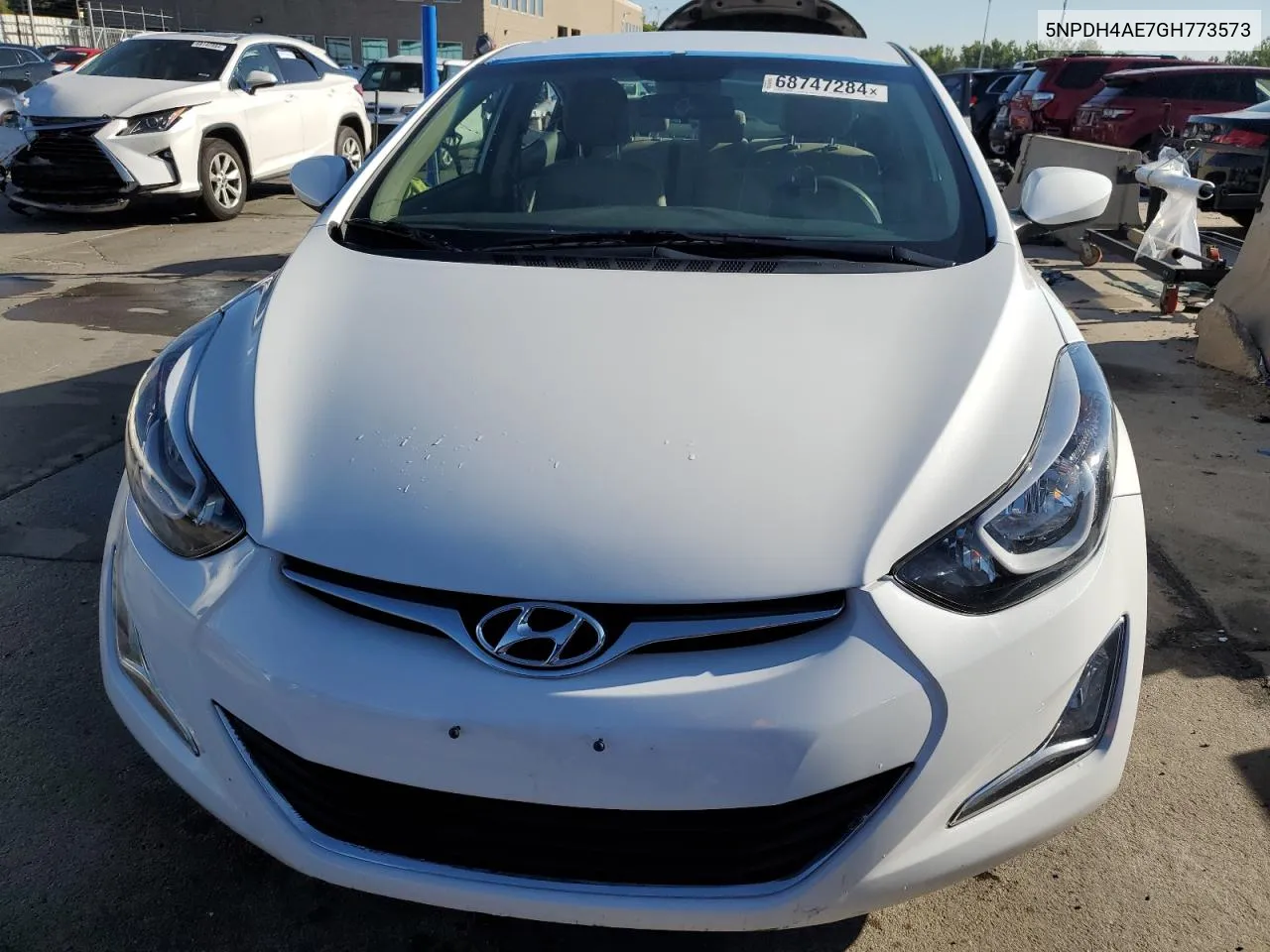 2016 Hyundai Elantra Se VIN: 5NPDH4AE7GH773573 Lot: 68747284