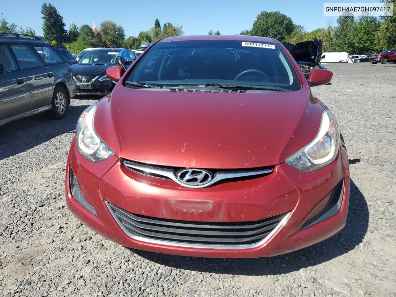 5NPDH4AE7GH697417 2016 Hyundai Elantra Se