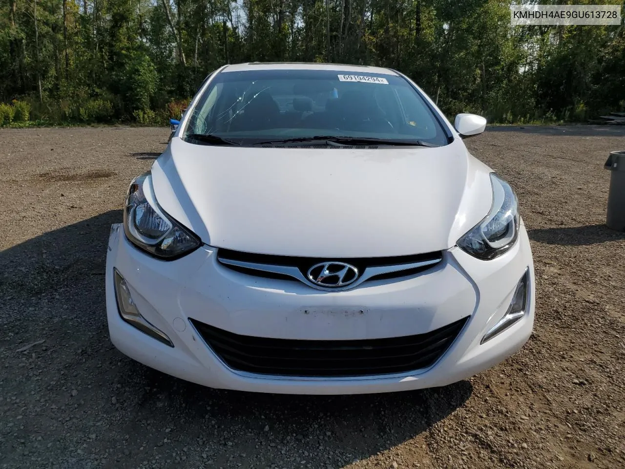 2016 Hyundai Elantra Se VIN: KMHDH4AE9GU613728 Lot: 69194294