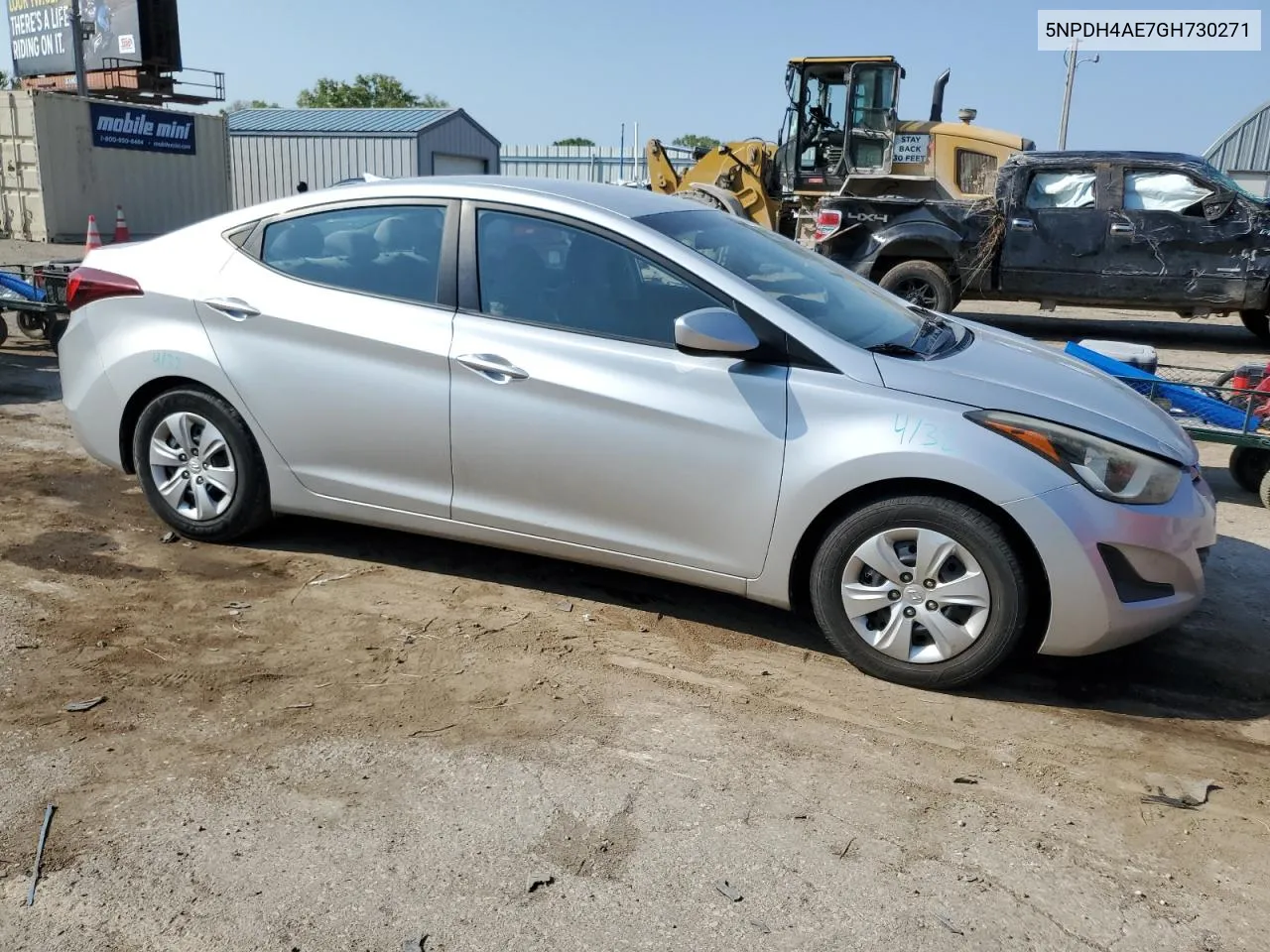 2016 Hyundai Elantra Se VIN: 5NPDH4AE7GH730271 Lot: 69356994