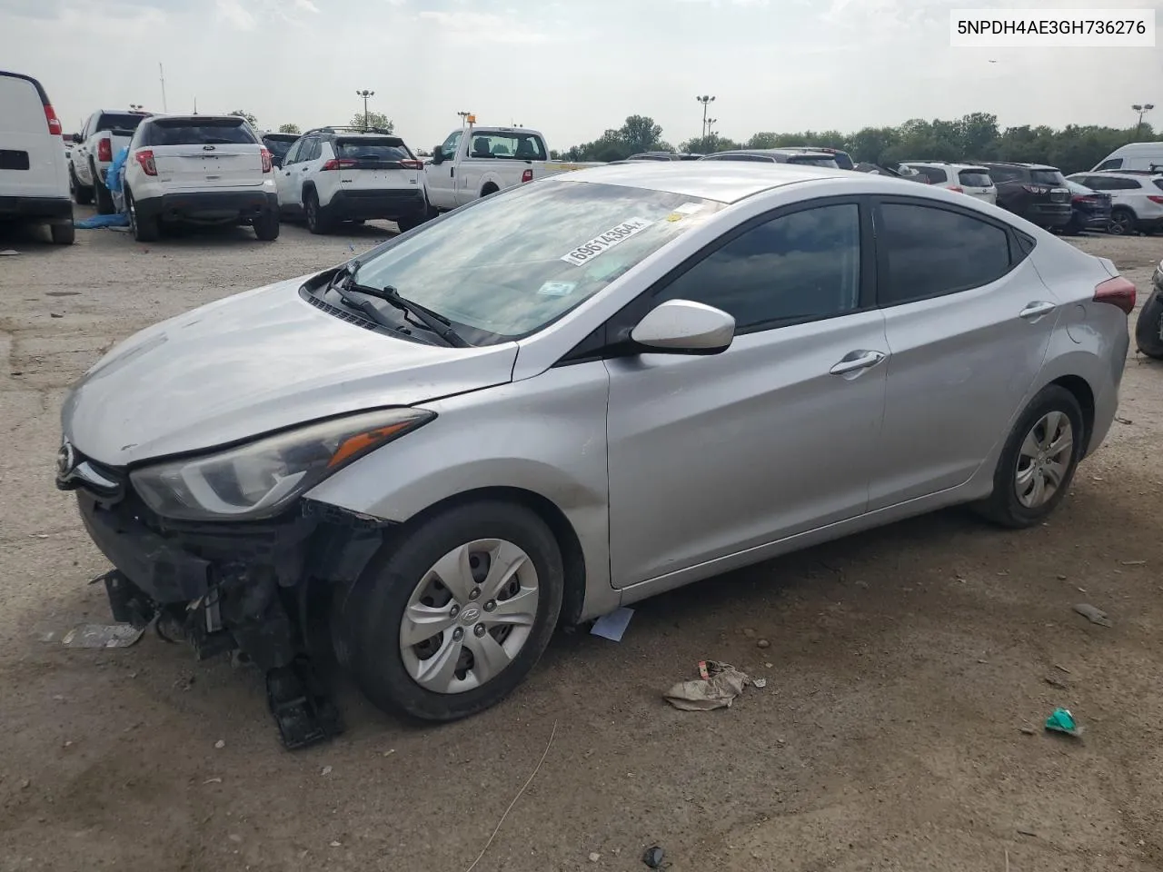 5NPDH4AE3GH736276 2016 Hyundai Elantra Se