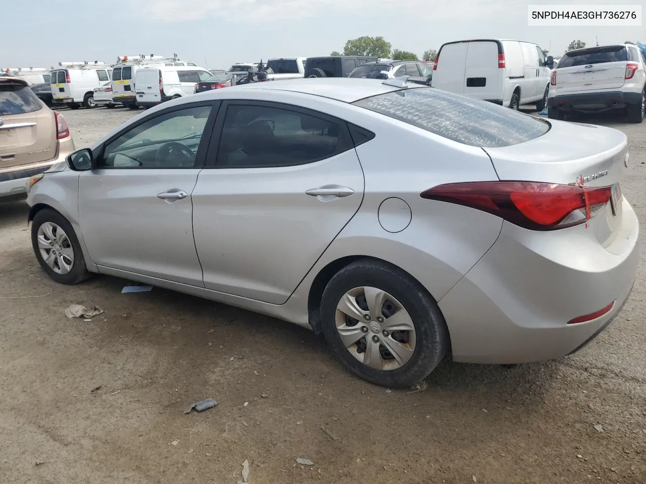 2016 Hyundai Elantra Se VIN: 5NPDH4AE3GH736276 Lot: 69614364