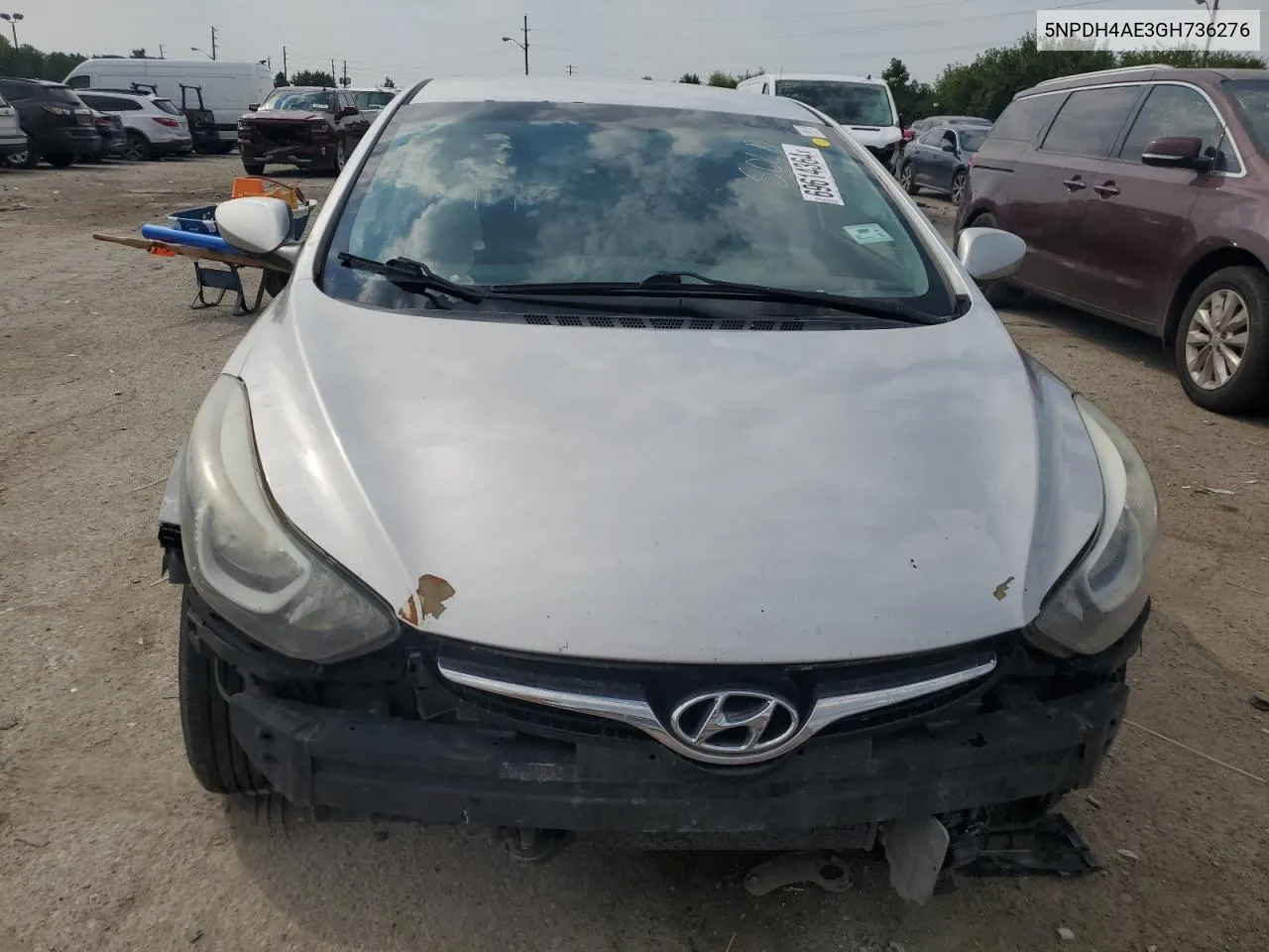 2016 Hyundai Elantra Se VIN: 5NPDH4AE3GH736276 Lot: 69614364