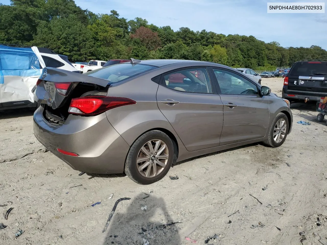 5NPDH4AE8GH702933 2016 Hyundai Elantra Se