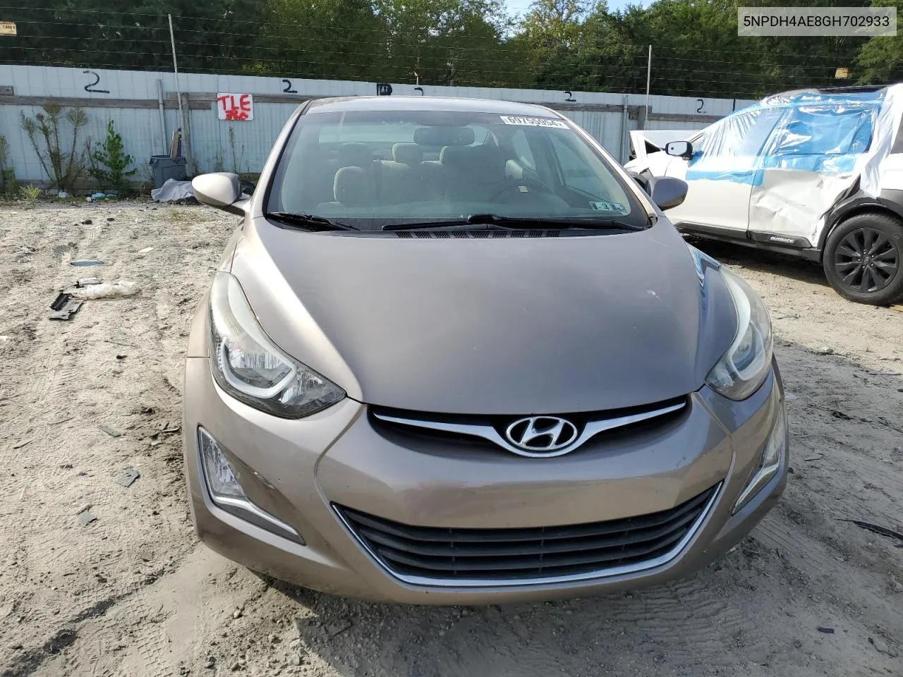 5NPDH4AE8GH702933 2016 Hyundai Elantra Se