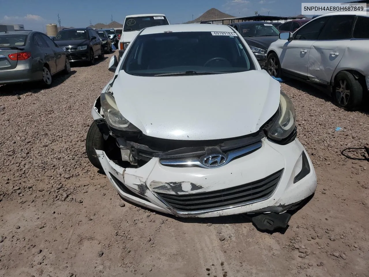 5NPDH4AE8GH687849 2016 Hyundai Elantra Se