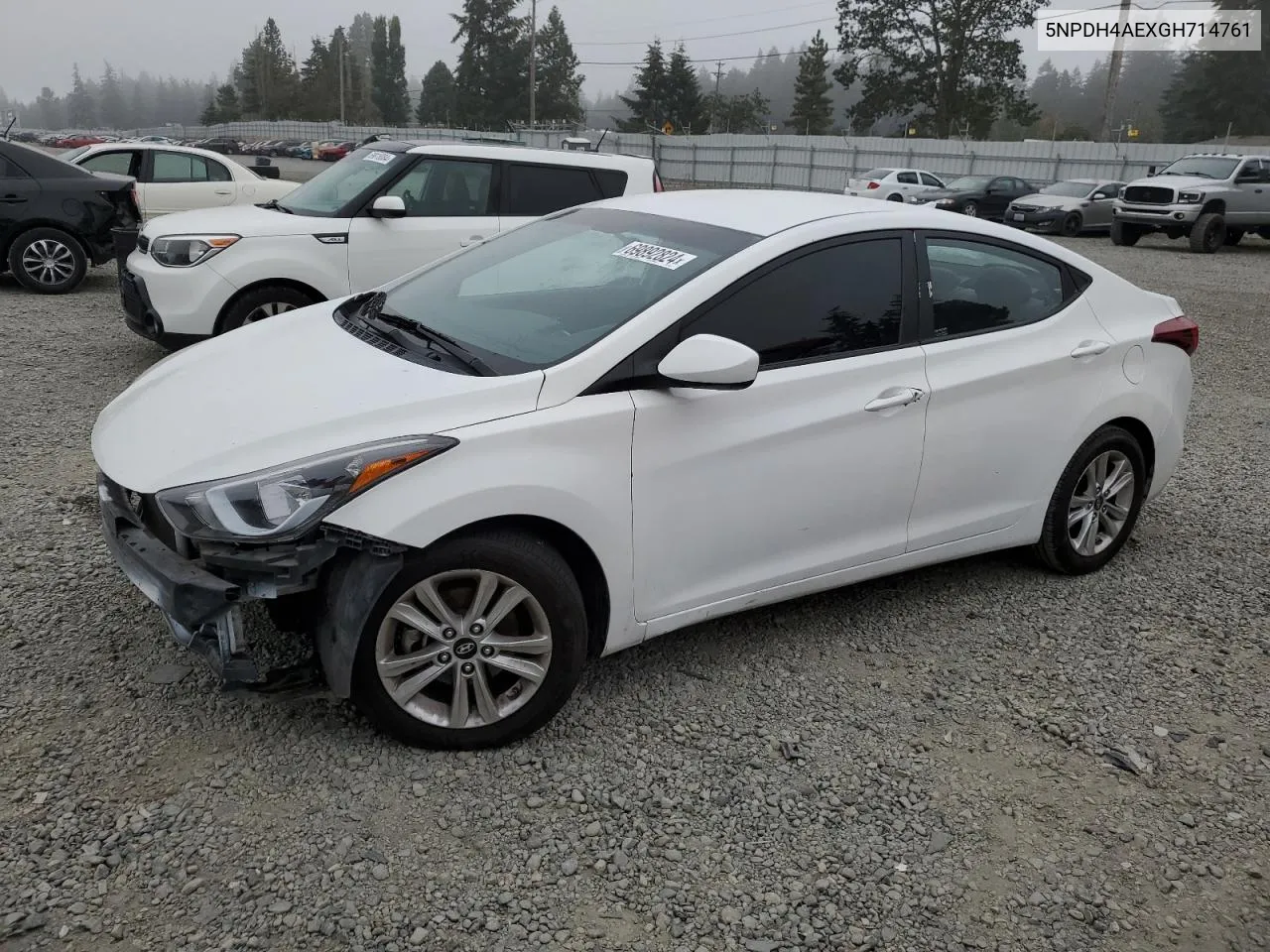 5NPDH4AEXGH714761 2016 Hyundai Elantra Se