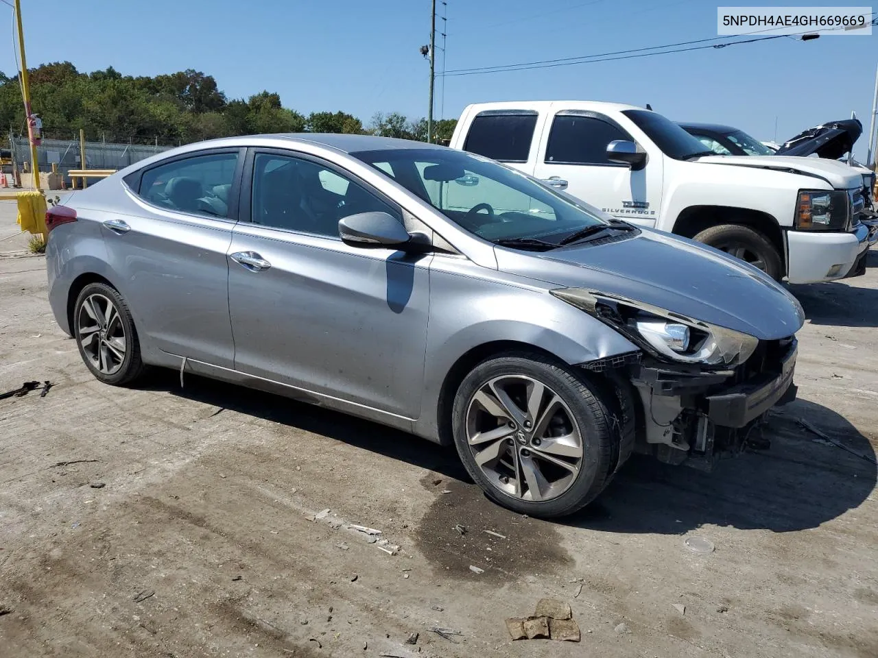 2016 Hyundai Elantra Se VIN: 5NPDH4AE4GH669669 Lot: 69977234