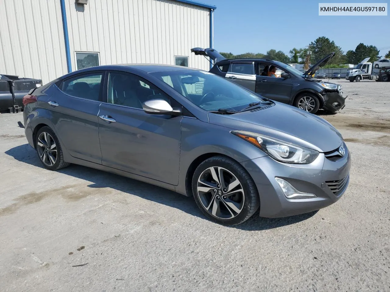 KMHDH4AE4GU597180 2016 Hyundai Elantra Se