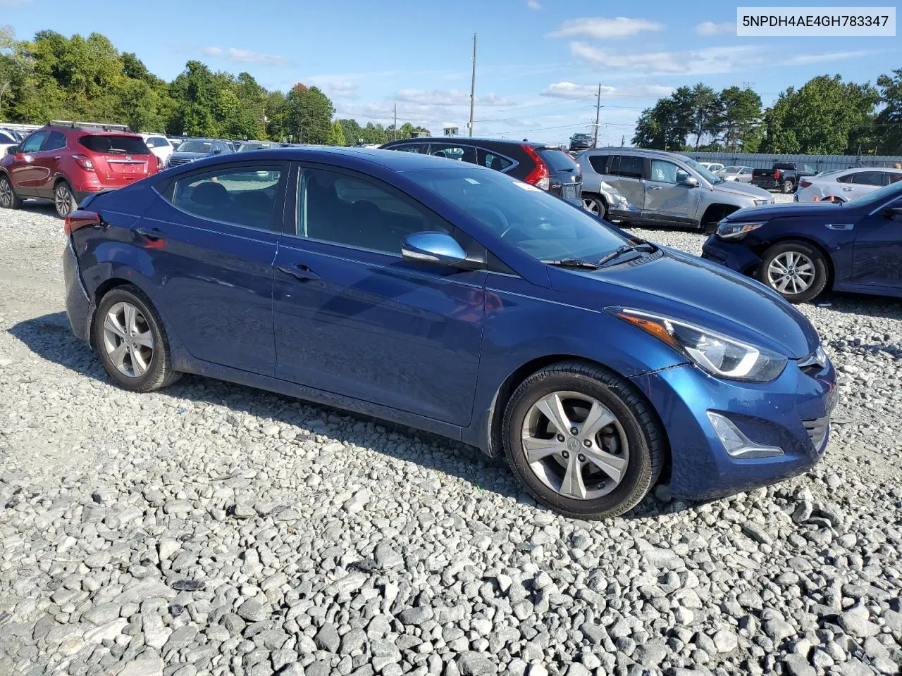 5NPDH4AE4GH783347 2016 Hyundai Elantra Se