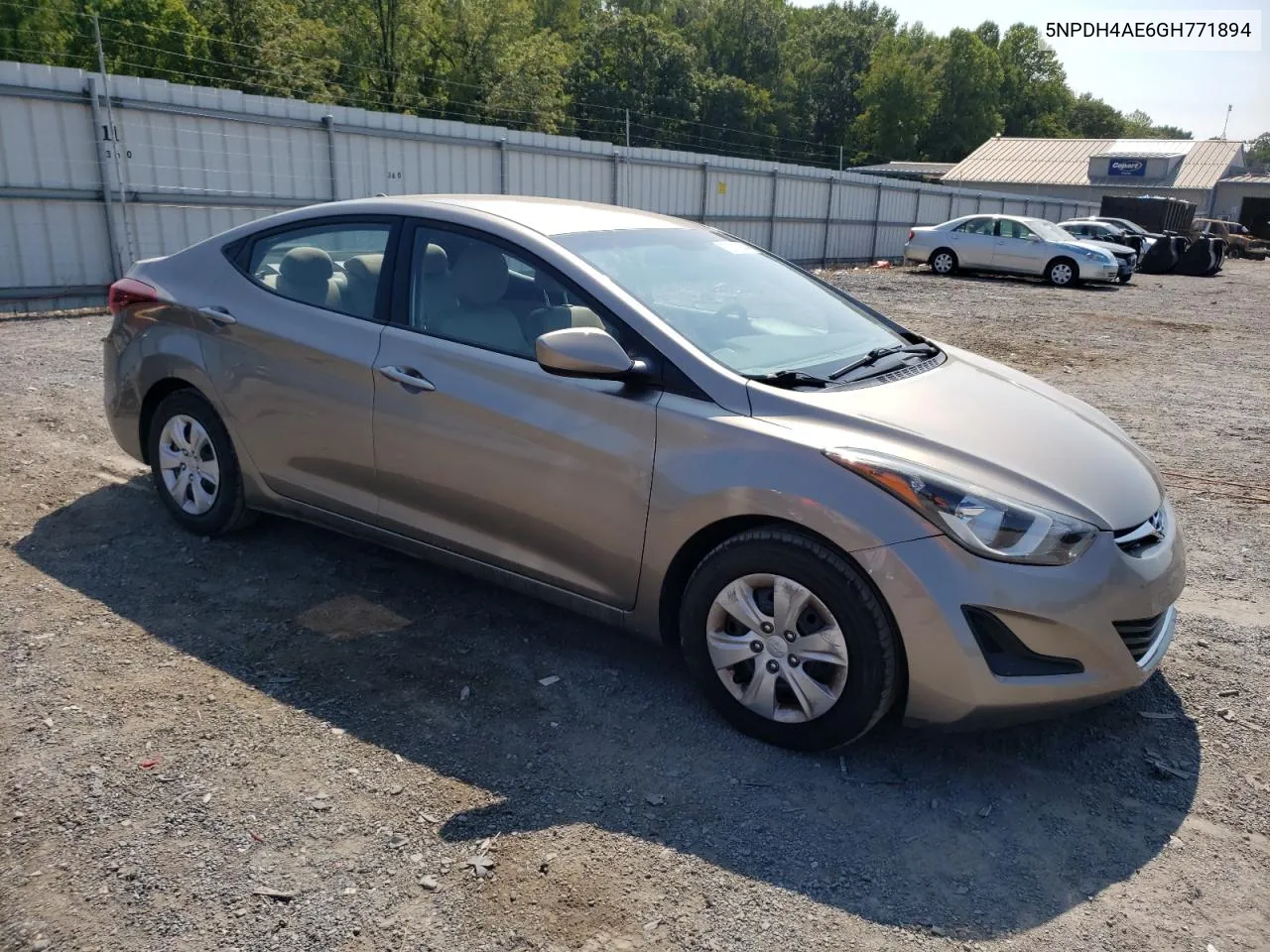 5NPDH4AE6GH771894 2016 Hyundai Elantra Se