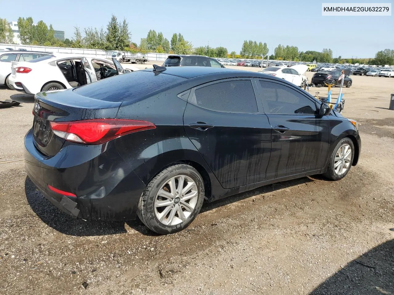 KMHDH4AE2GU632279 2016 Hyundai Elantra Se