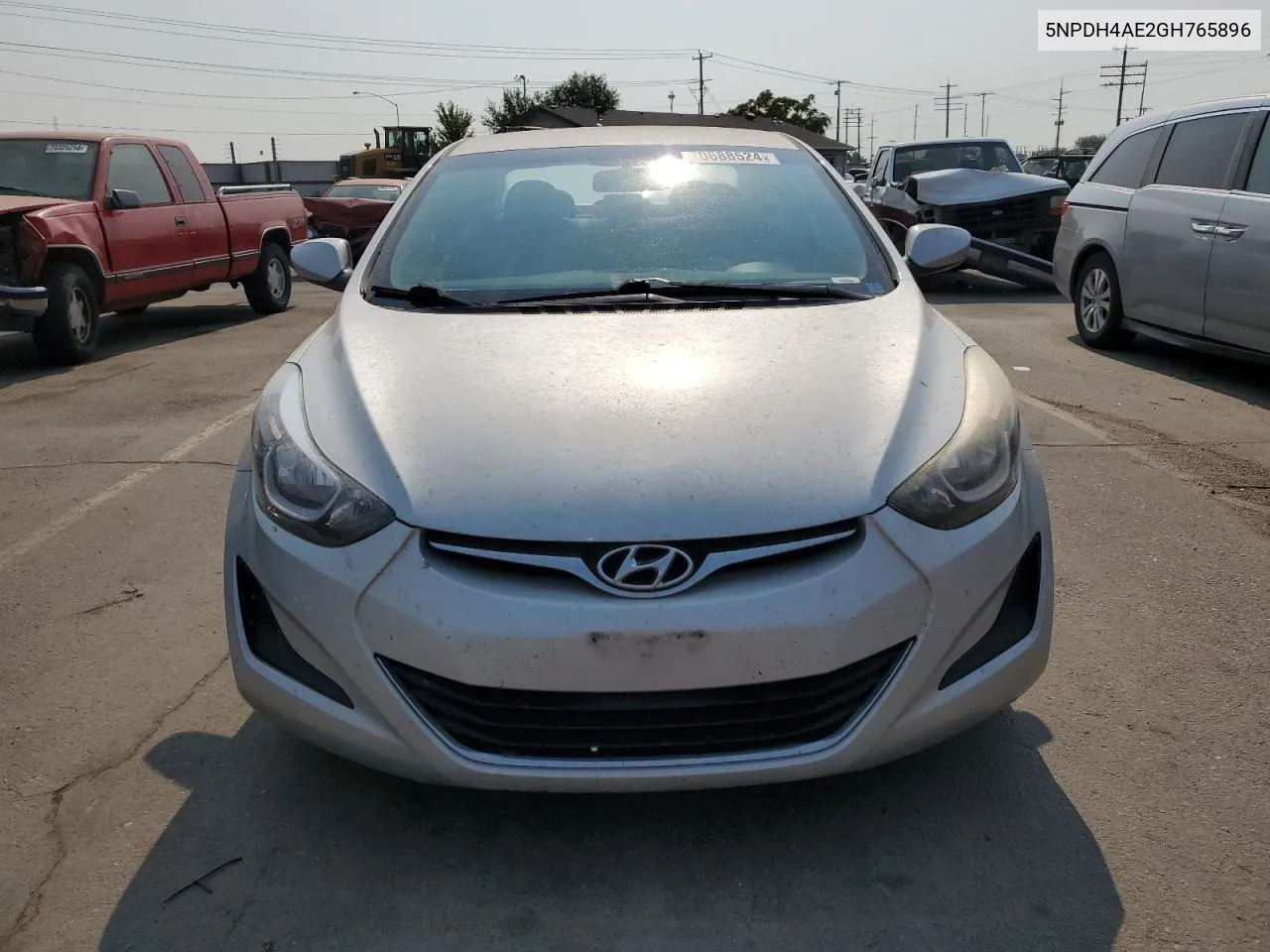 2016 Hyundai Elantra Se VIN: 5NPDH4AE2GH765896 Lot: 70688524