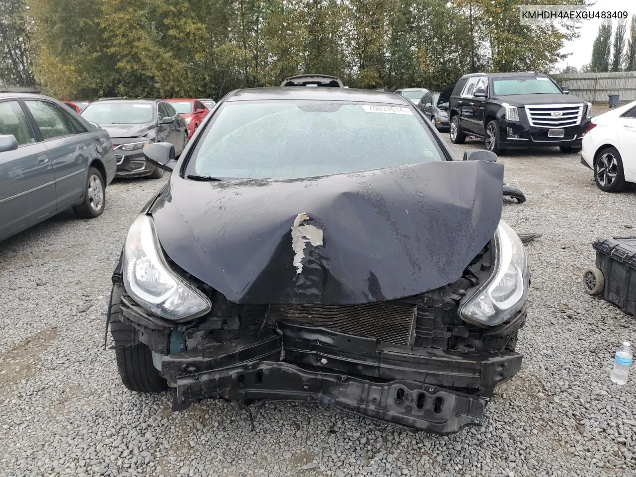 KMHDH4AEXGU483409 2016 Hyundai Elantra Se