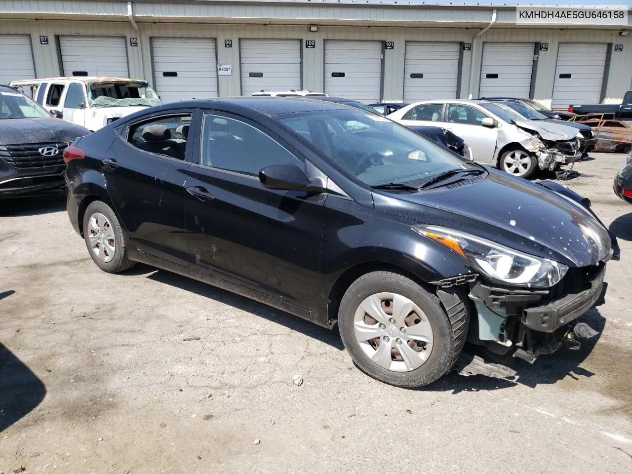 KMHDH4AE5GU646158 2016 Hyundai Elantra Se