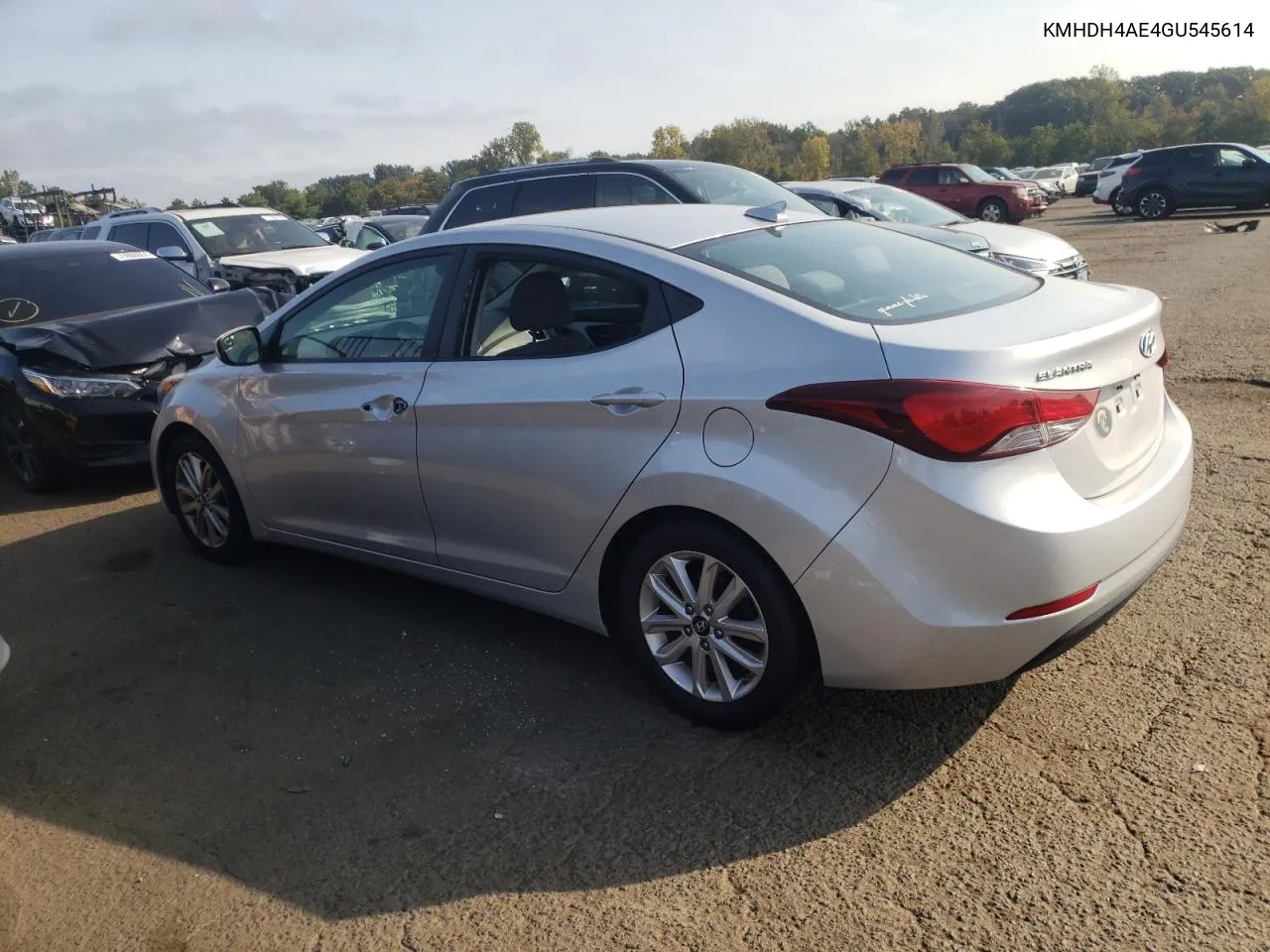 2016 Hyundai Elantra Se VIN: KMHDH4AE4GU545614 Lot: 71044974