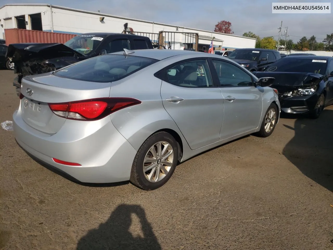 2016 Hyundai Elantra Se VIN: KMHDH4AE4GU545614 Lot: 71044974