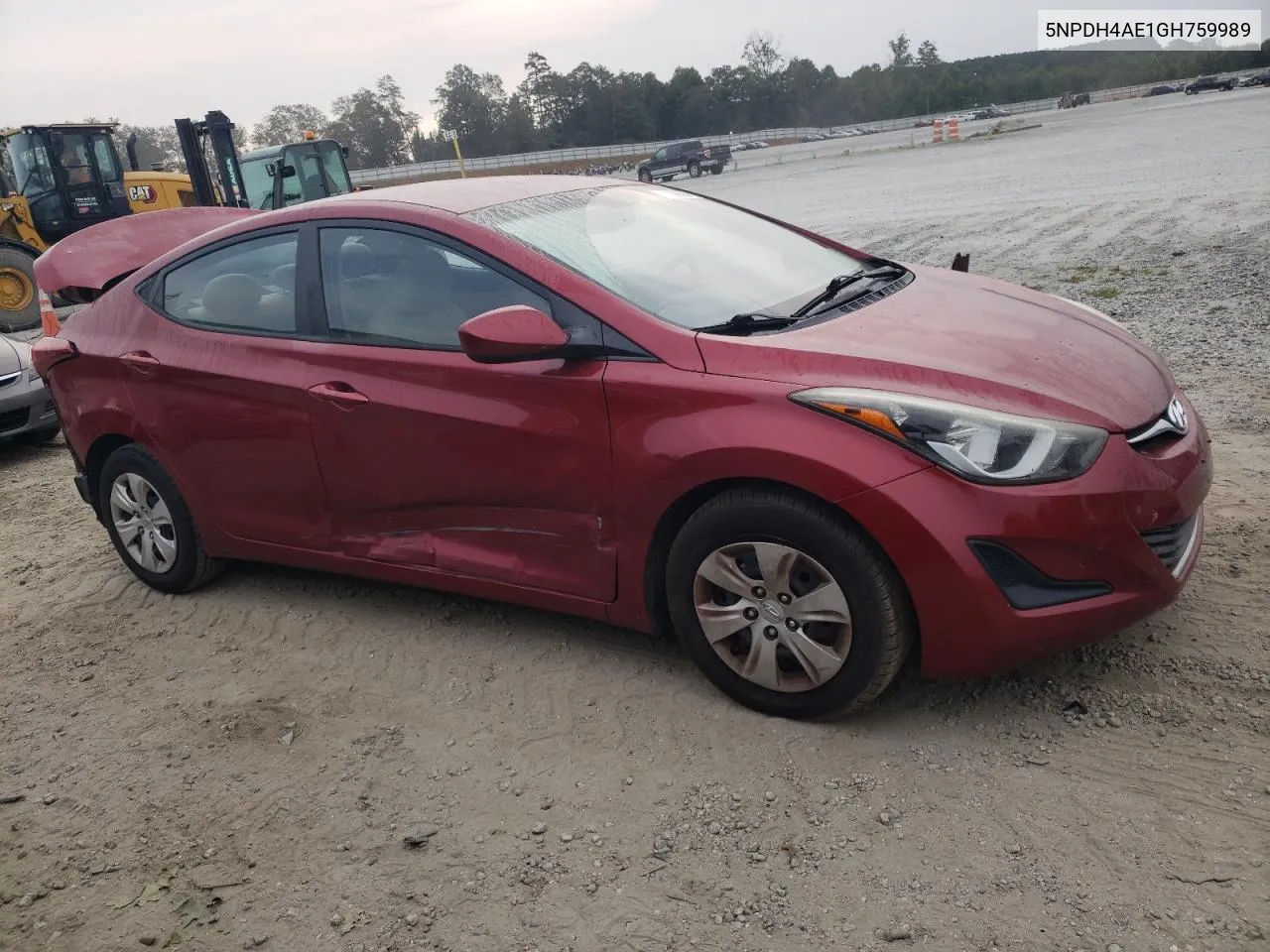 5NPDH4AE1GH759989 2016 Hyundai Elantra Se