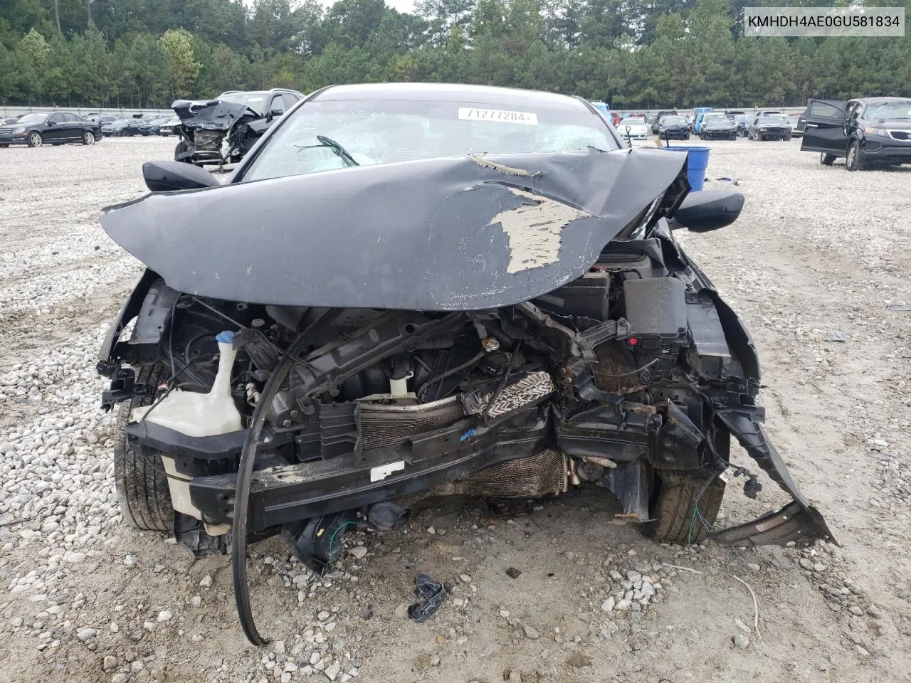 KMHDH4AE0GU581834 2016 Hyundai Elantra Se