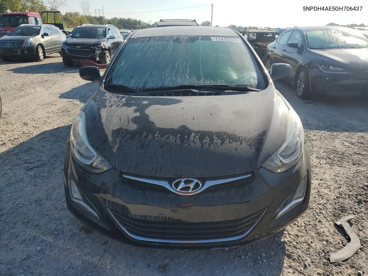 2016 Hyundai Elantra Se VIN: 5NPDH4AE5GH706437 Lot: 71415984