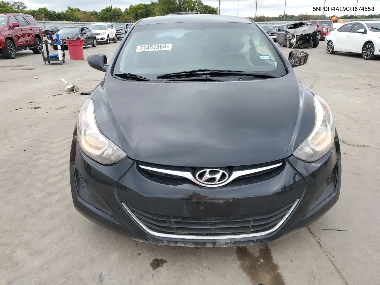 2016 Hyundai Elantra Se VIN: 5NPDH4AE9GH674558 Lot: 71451384