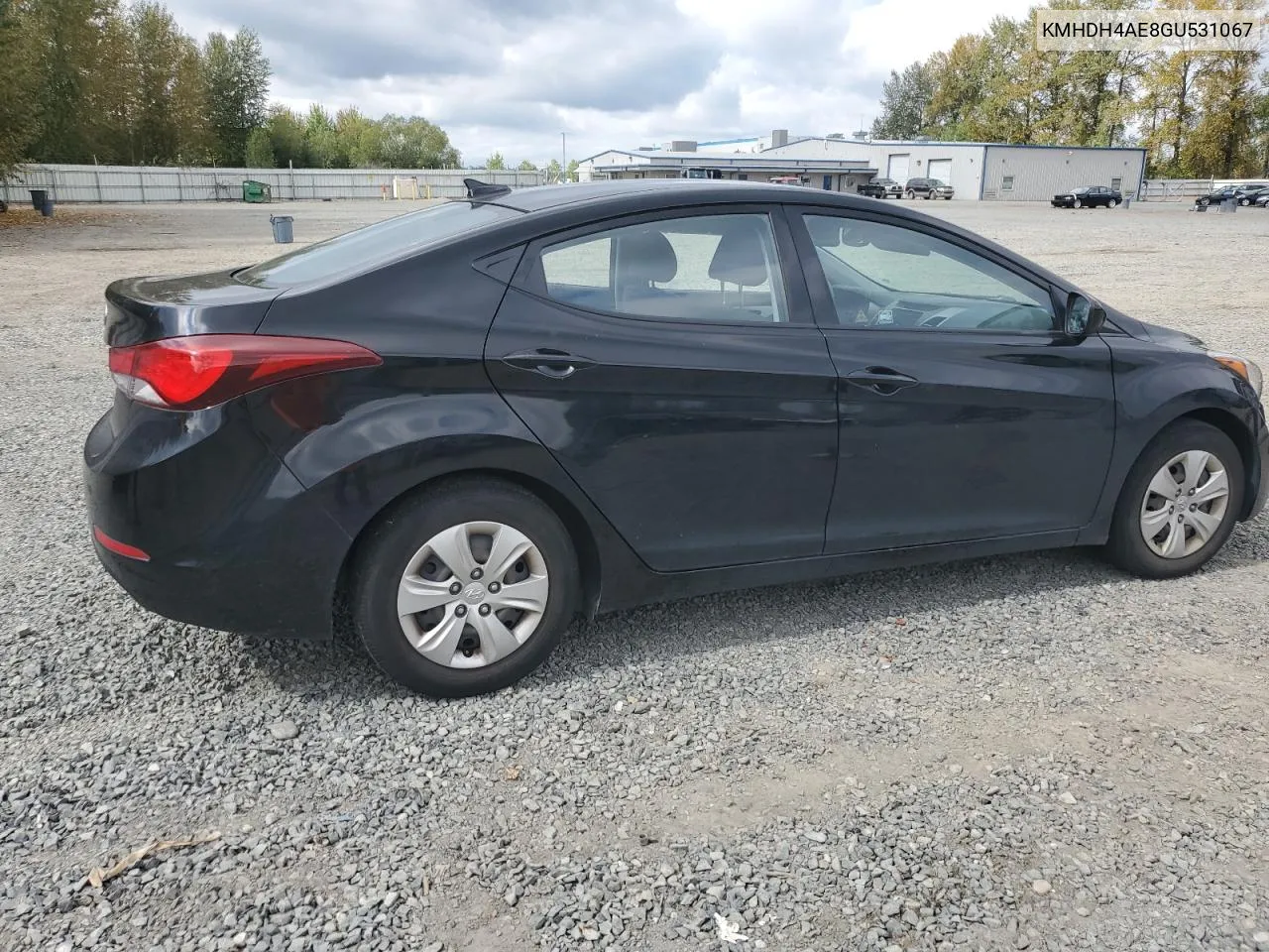 KMHDH4AE8GU531067 2016 Hyundai Elantra Se