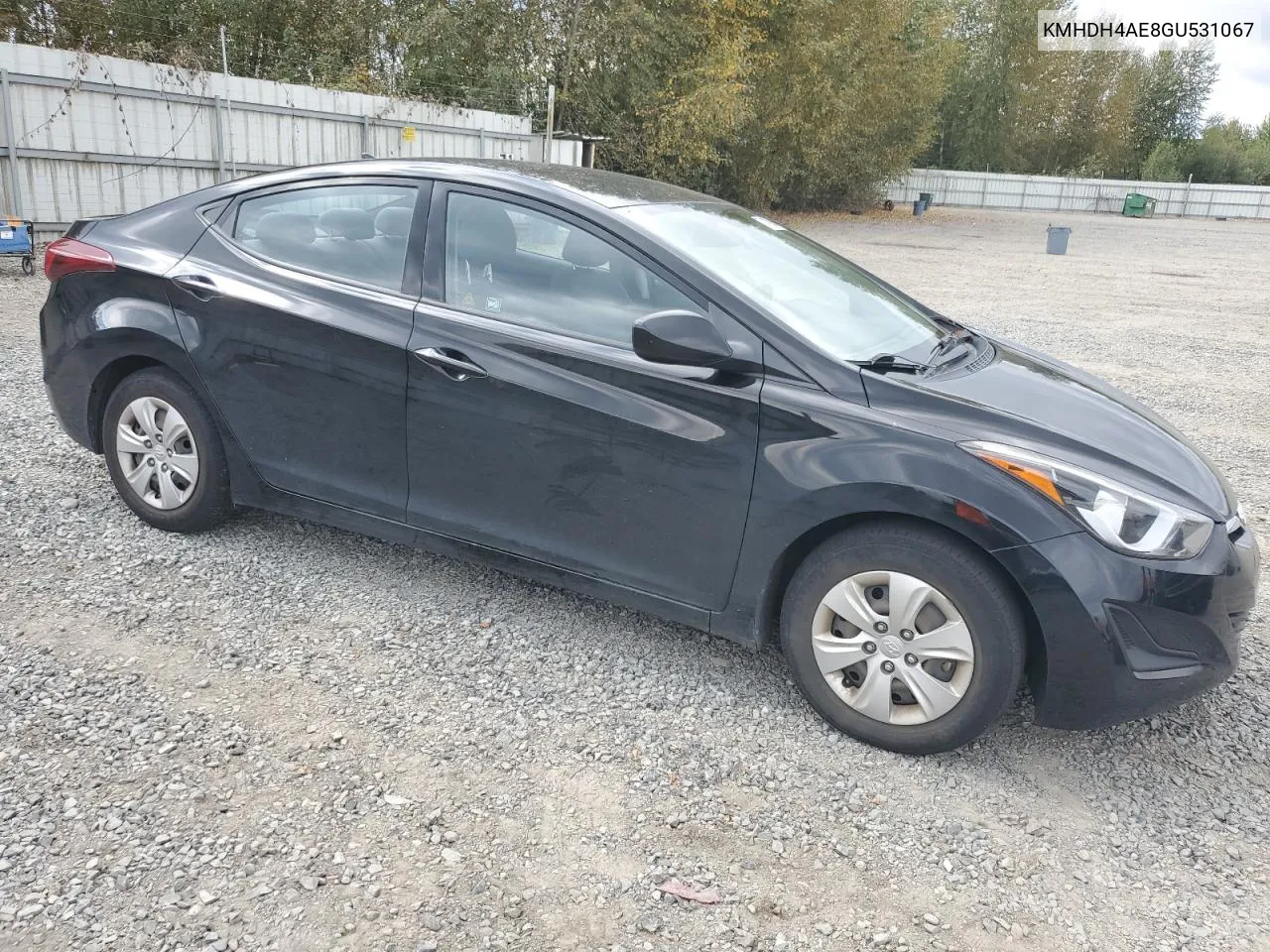 KMHDH4AE8GU531067 2016 Hyundai Elantra Se