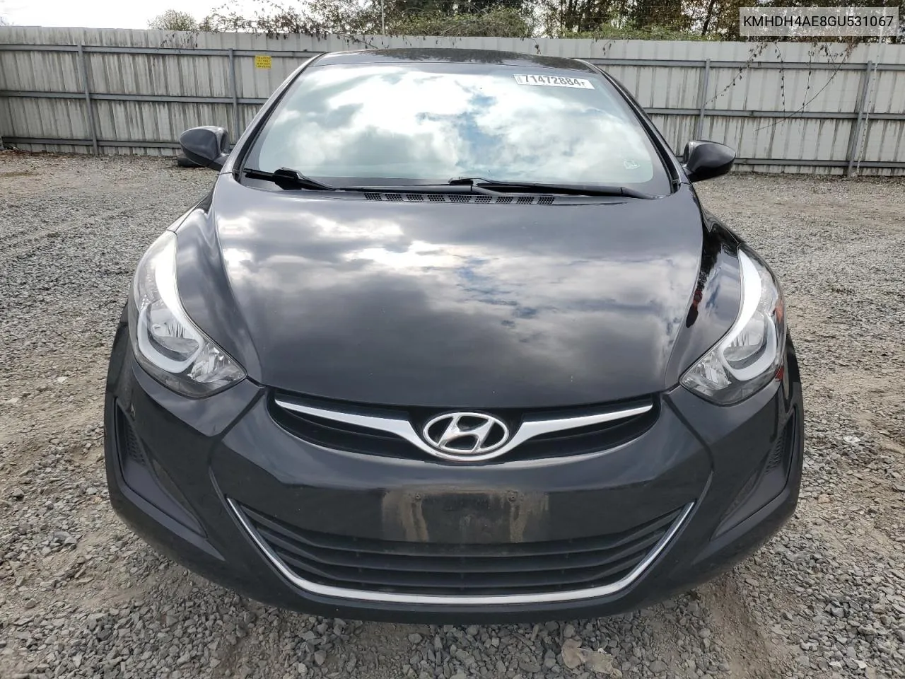 KMHDH4AE8GU531067 2016 Hyundai Elantra Se