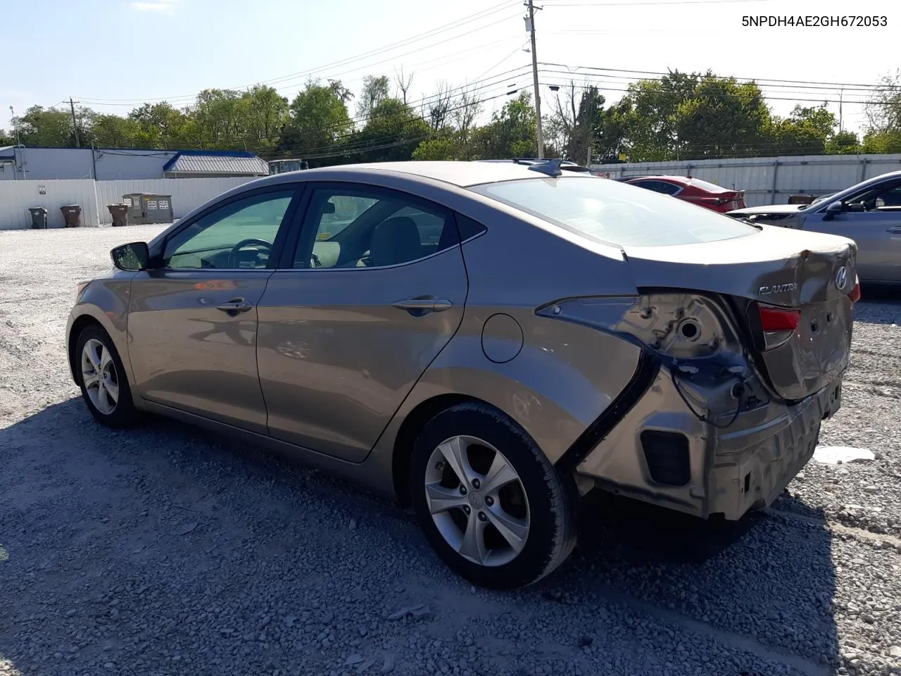 2016 Hyundai Elantra Se VIN: 5NPDH4AE2GH672053 Lot: 71711004