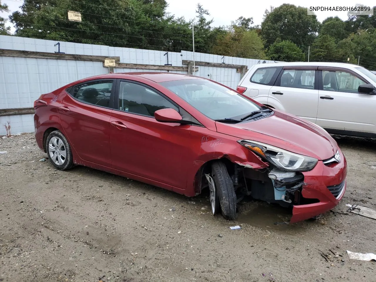 5NPDH4AE8GH662899 2016 Hyundai Elantra Se