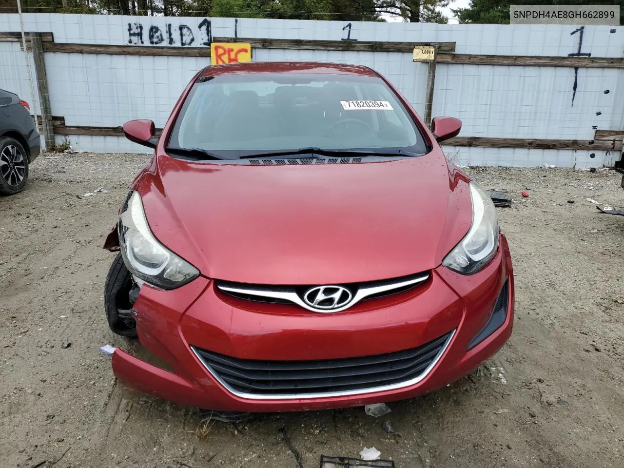 5NPDH4AE8GH662899 2016 Hyundai Elantra Se