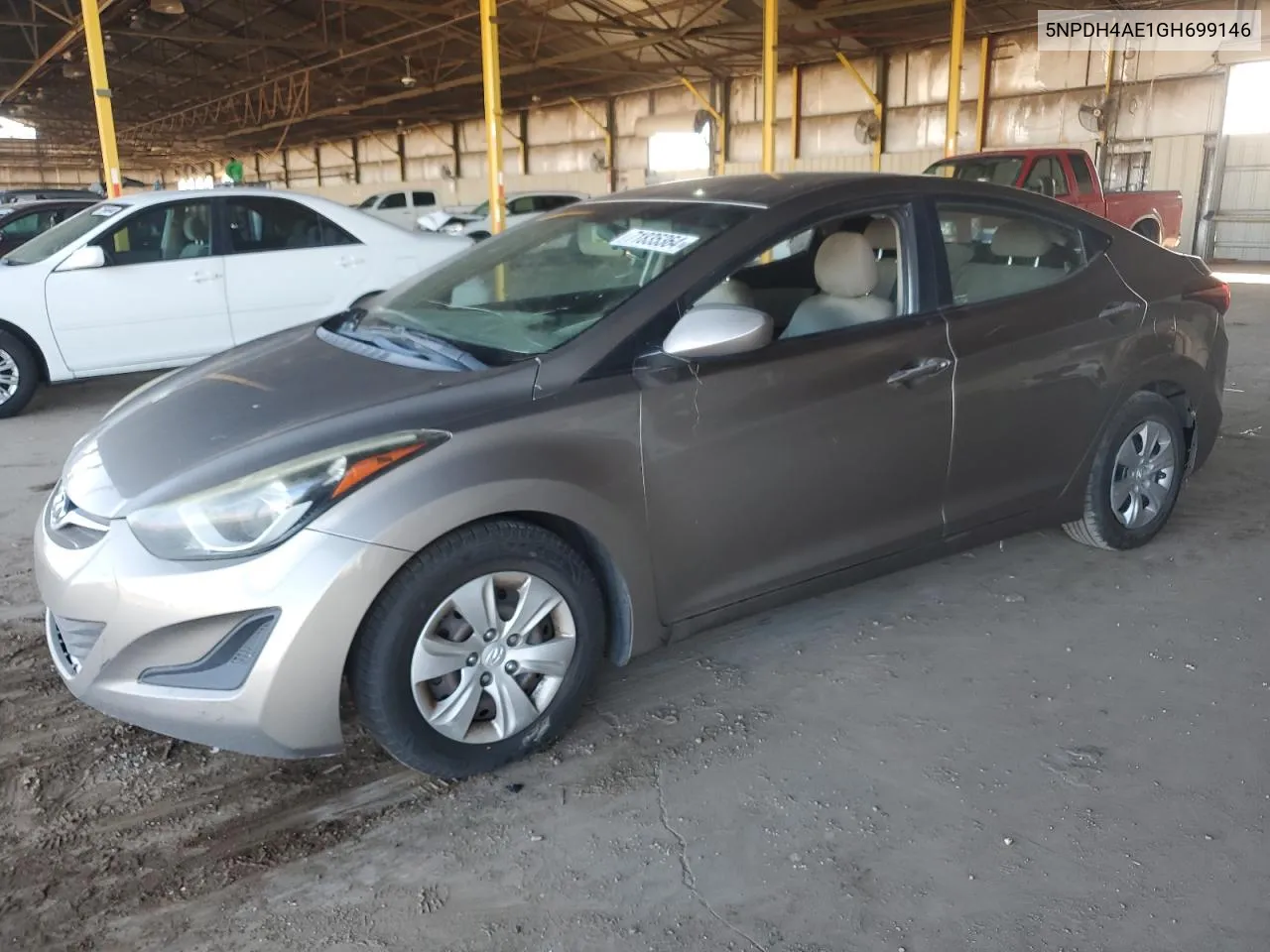 2016 Hyundai Elantra Se VIN: 5NPDH4AE1GH699146 Lot: 71835364