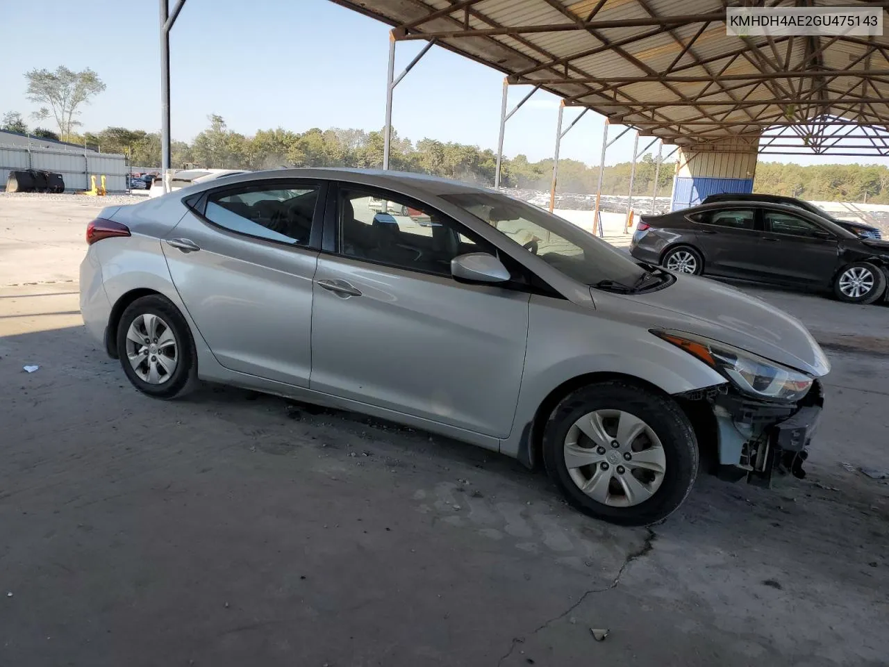 2016 Hyundai Elantra Se VIN: KMHDH4AE2GU475143 Lot: 71897734