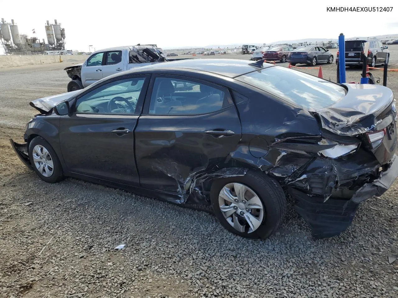 KMHDH4AEXGU512407 2016 Hyundai Elantra Se