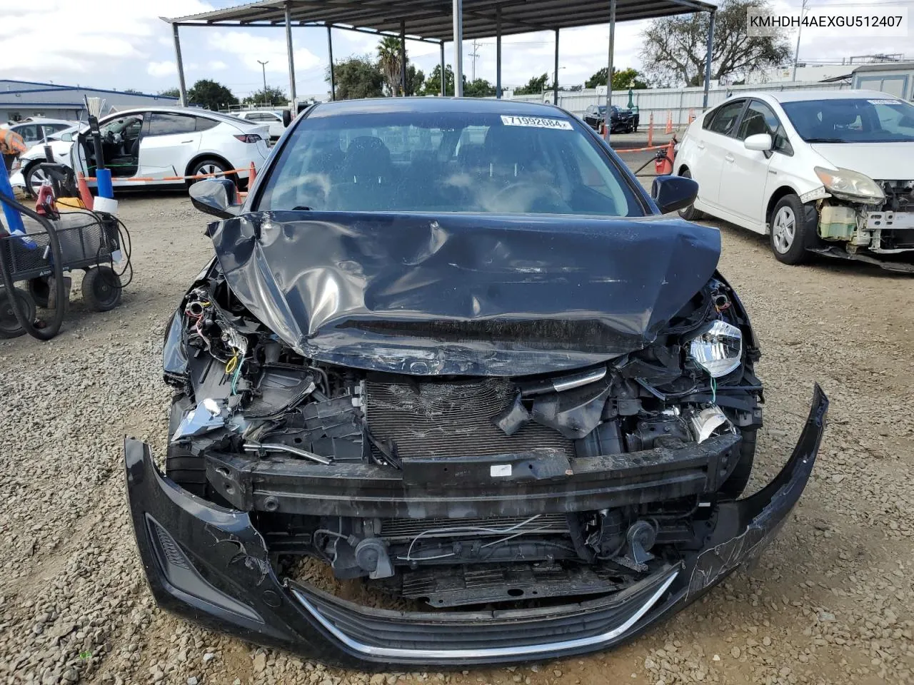 KMHDH4AEXGU512407 2016 Hyundai Elantra Se