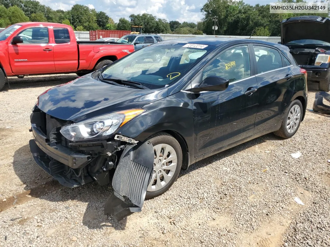 2016 Hyundai Elantra Gt VIN: KMHD35LH2GU342149 Lot: 72012214