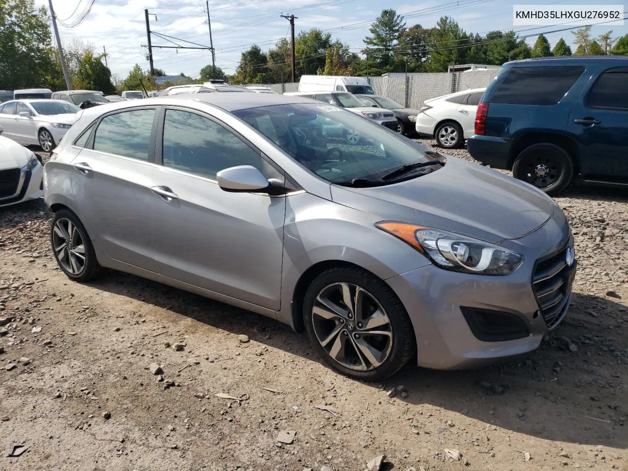 2016 Hyundai Elantra Gt VIN: KMHD35LHXGU276952 Lot: 72044104