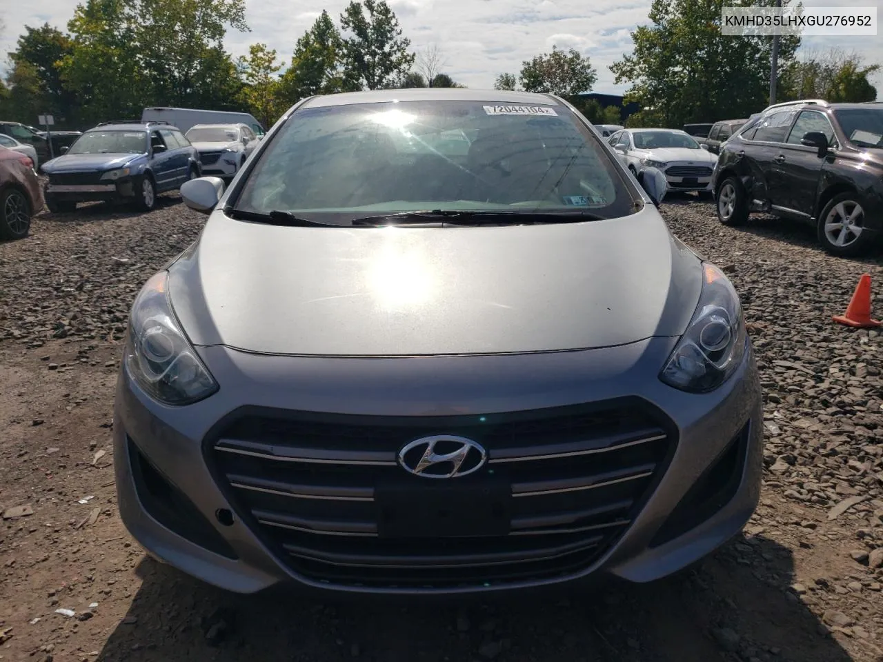 2016 Hyundai Elantra Gt VIN: KMHD35LHXGU276952 Lot: 72044104