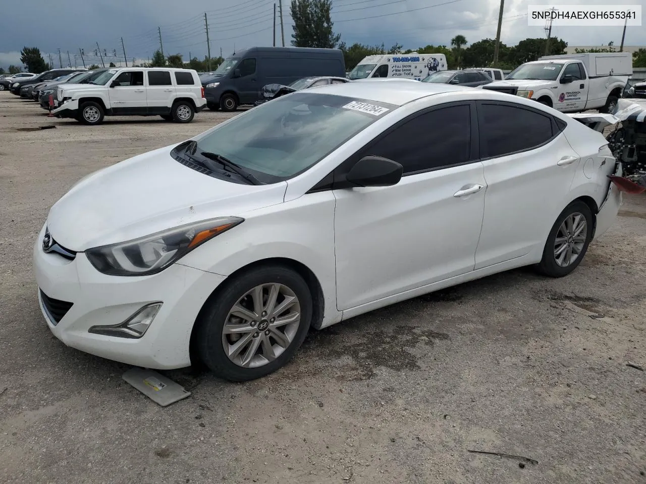 5NPDH4AEXGH655341 2016 Hyundai Elantra Se