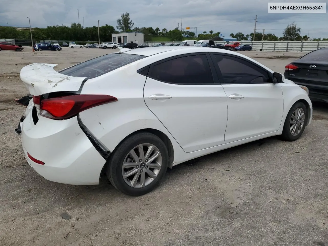 2016 Hyundai Elantra Se VIN: 5NPDH4AEXGH655341 Lot: 72131264