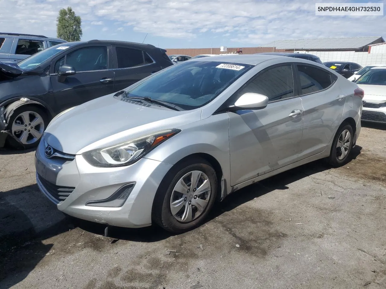 2016 Hyundai Elantra Se VIN: 5NPDH4AE4GH732530 Lot: 72208614