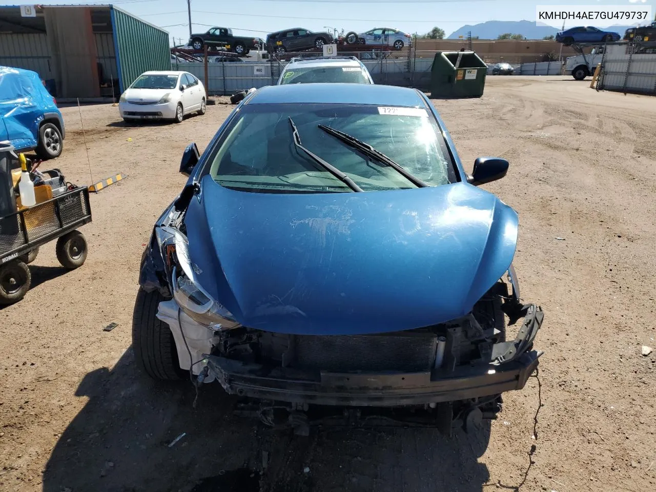 KMHDH4AE7GU479737 2016 Hyundai Elantra Se