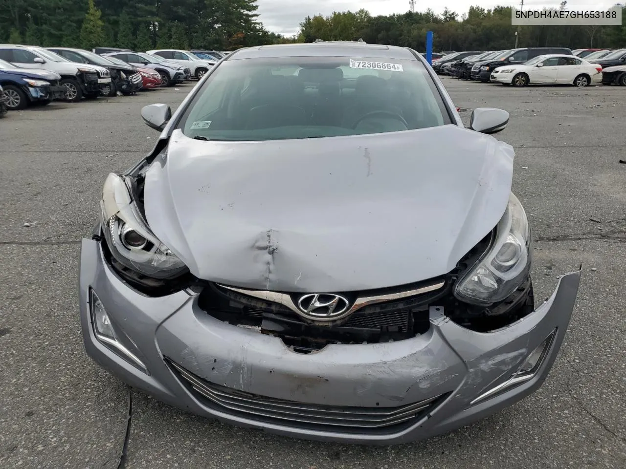 5NPDH4AE7GH653188 2016 Hyundai Elantra Se