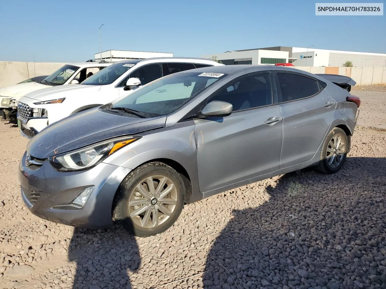 5NPDH4AE7GH783326 2016 Hyundai Elantra Se