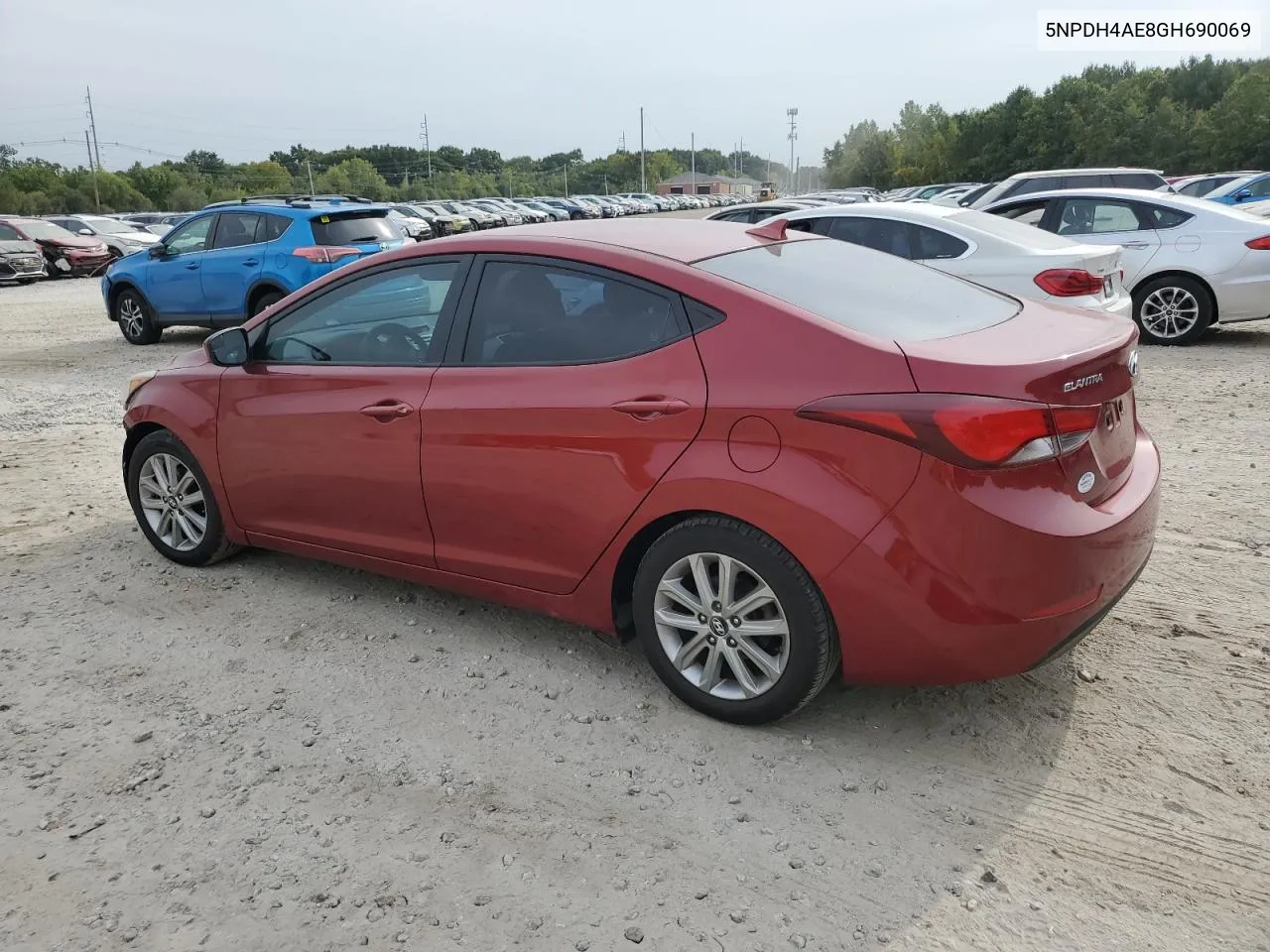 2016 Hyundai Elantra Se VIN: 5NPDH4AE8GH690069 Lot: 72369754