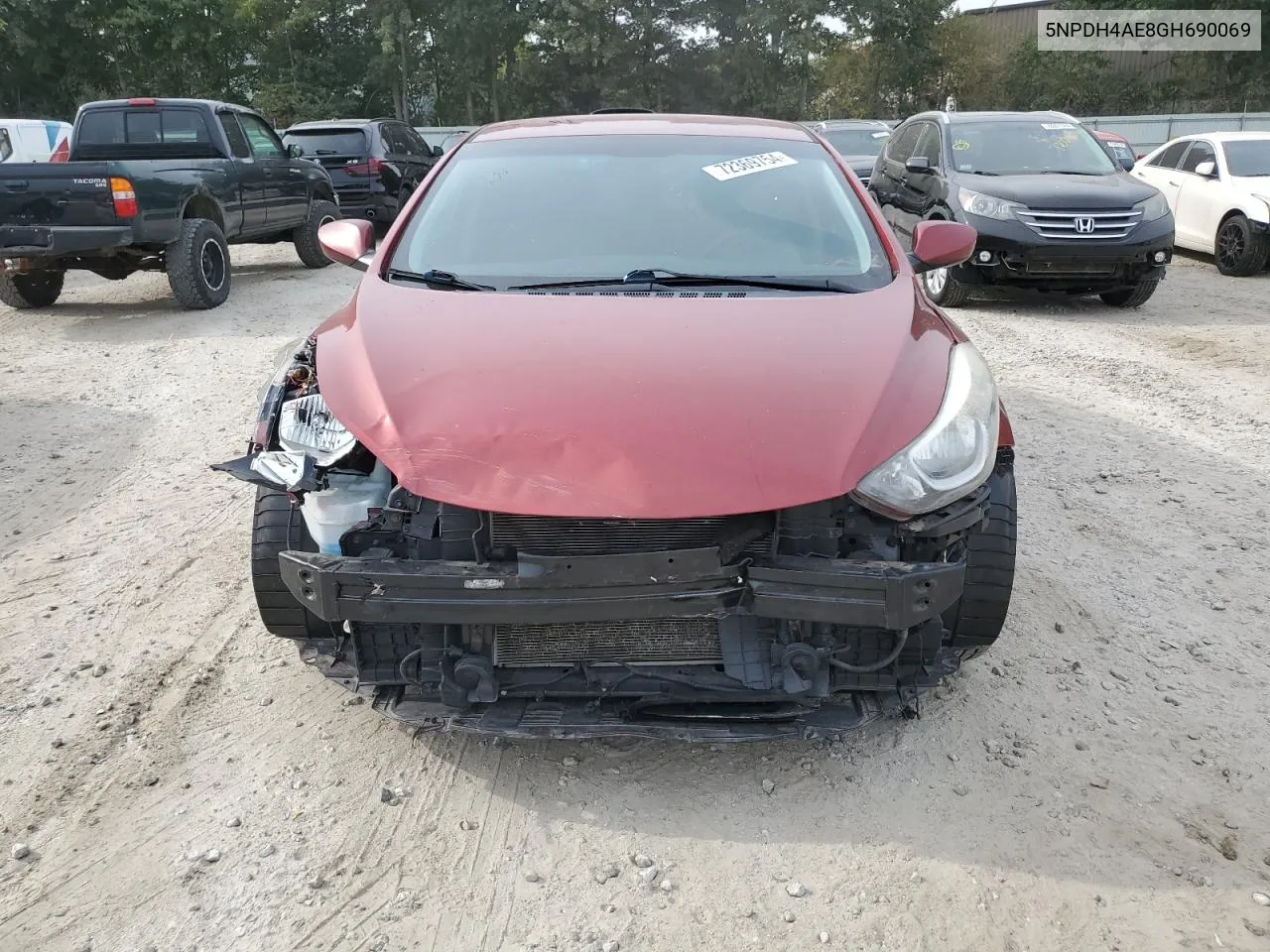 5NPDH4AE8GH690069 2016 Hyundai Elantra Se