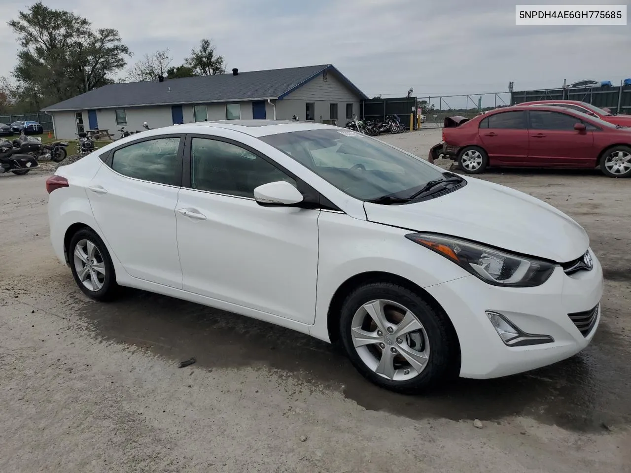 2016 Hyundai Elantra Se VIN: 5NPDH4AE6GH775685 Lot: 72418234